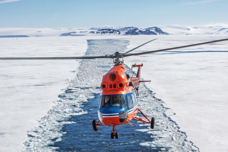 Ми 8 в арктике