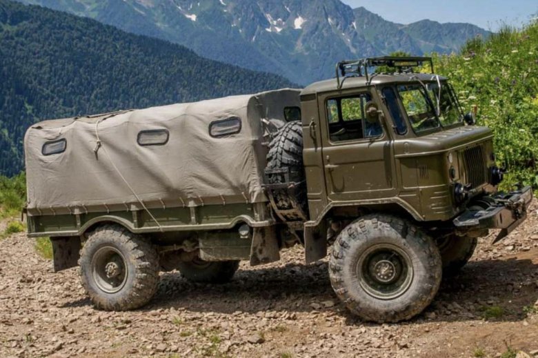 Газ 66 шишига военный