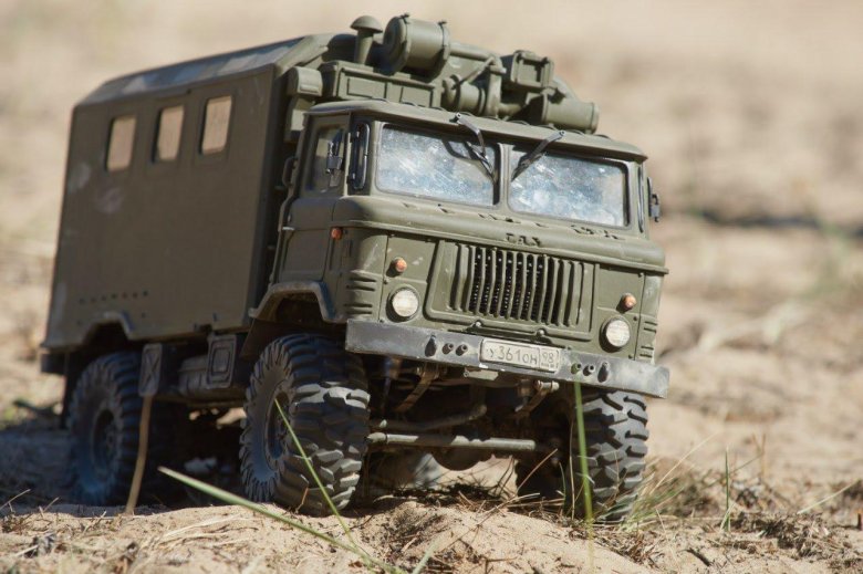 Радиоуправляемая машина wpl газ 66