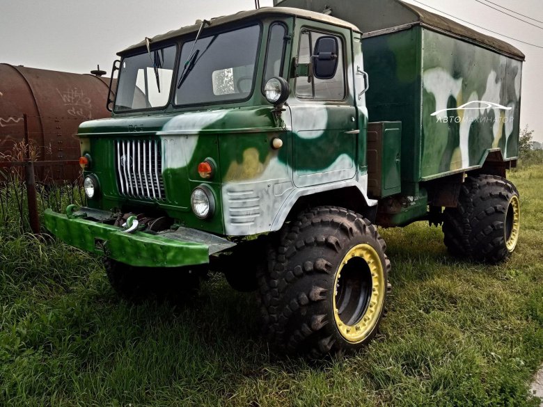 Газ 66 на арочных колесах