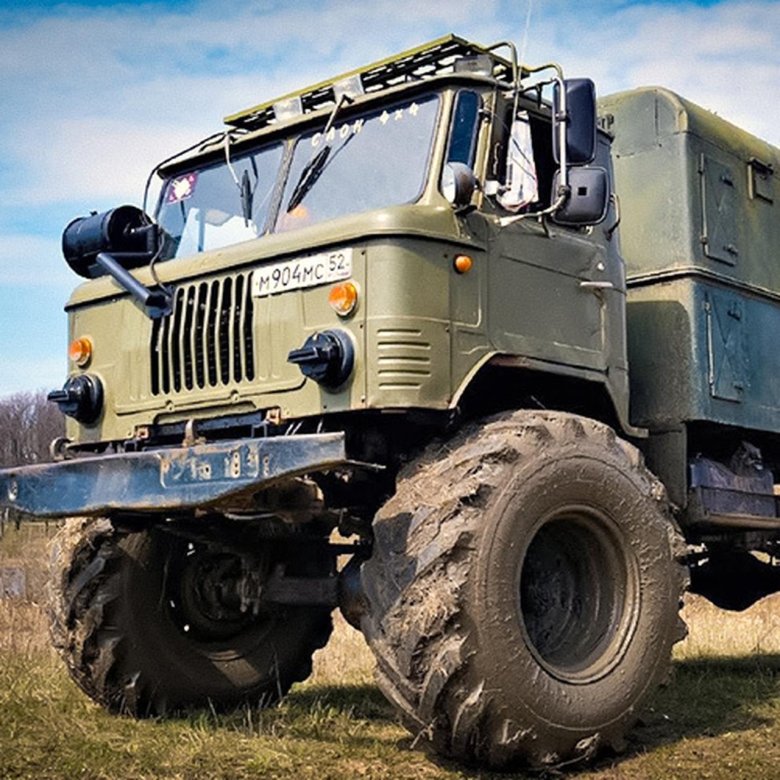 Газ 66 с большими колесами