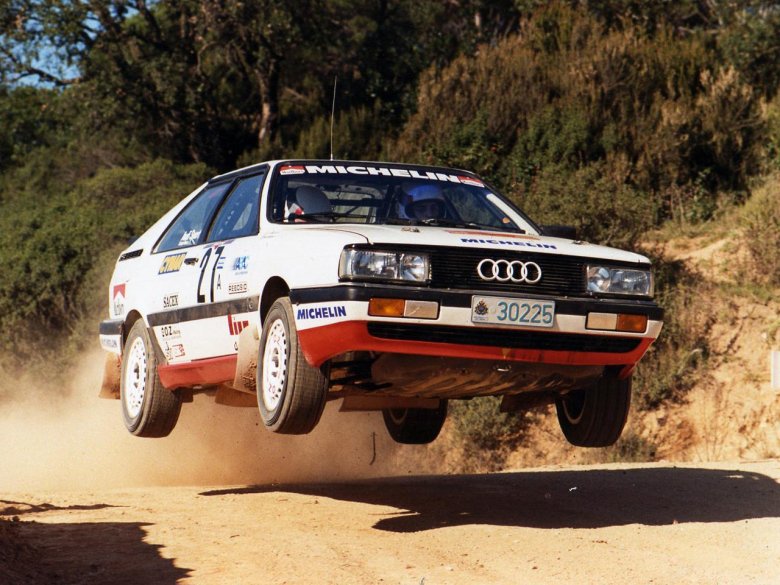 Audi 80 quattro rally