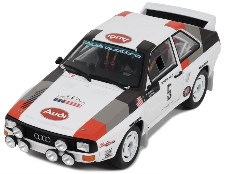 Сборная модель audi quattro rally