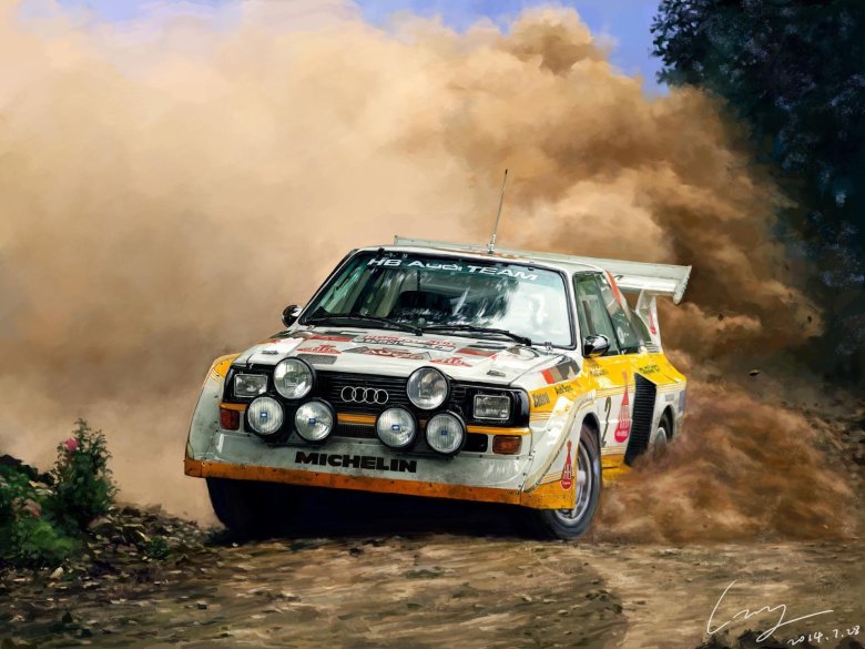 Audi quattro s1 rally