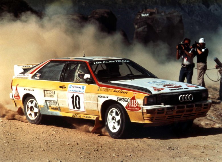 Audi 80 quattro rally