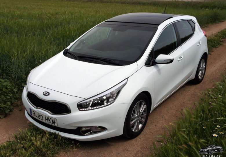 Kia ceed 2012 белая