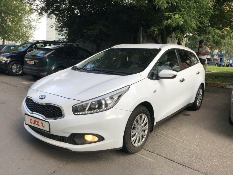 Kia ceed 2014 белая универсал