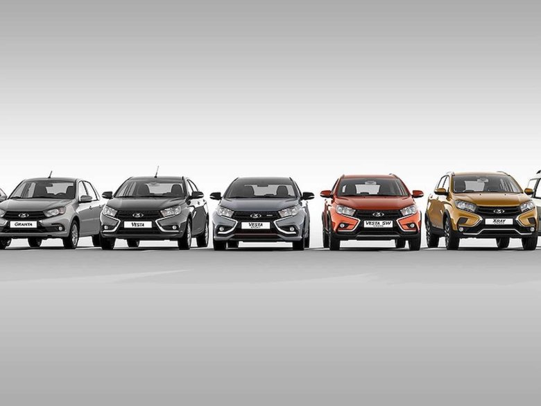 Автоваз модельный ряд