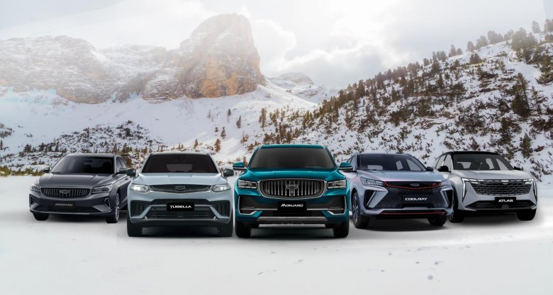 Модельный ряд geely