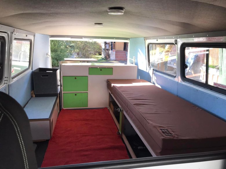 Автодом из уаз буханка