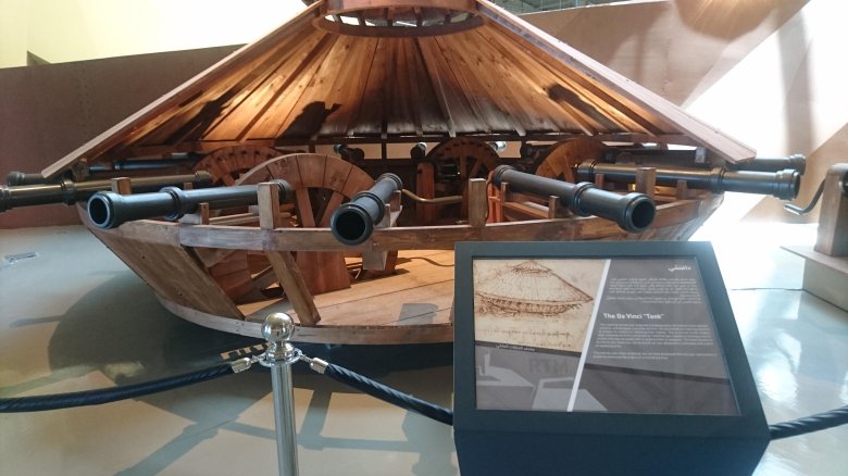 Бронированный танк леонардо да винчи