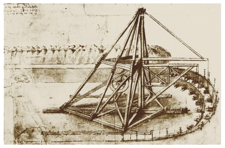 Экскаватор леонардо да винчи