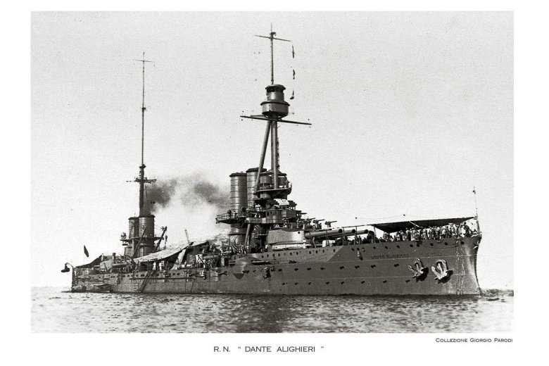 Линкор данте алигьери италия
