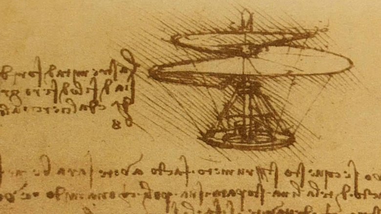 Вертолет леонардо да винчи