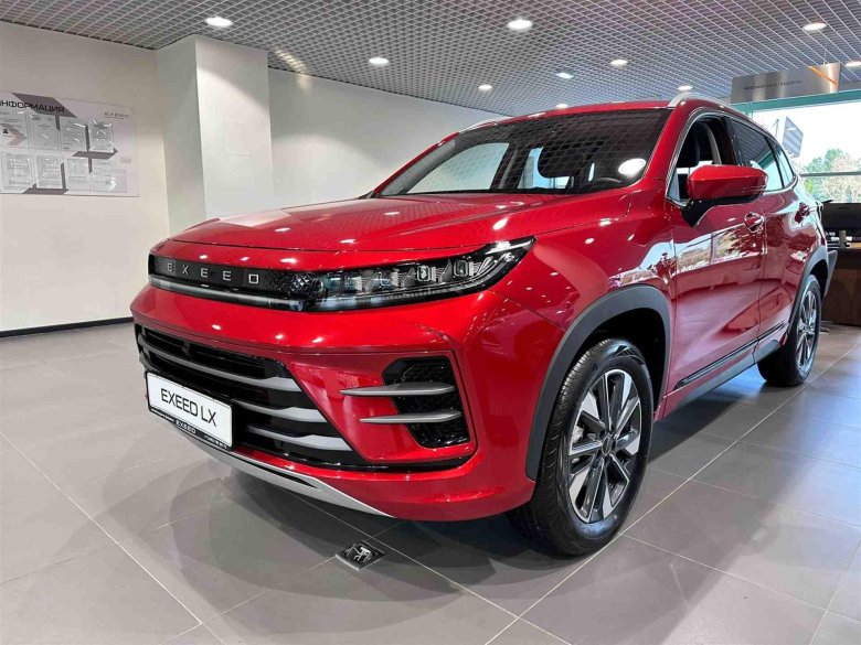 Exeed lx 2023 красный