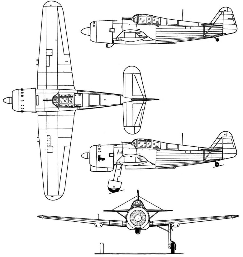 Koolhoven fk.58 истребитель