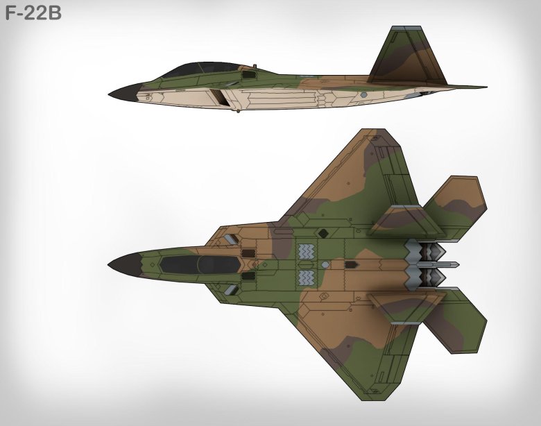 F 22 raptor сбоку