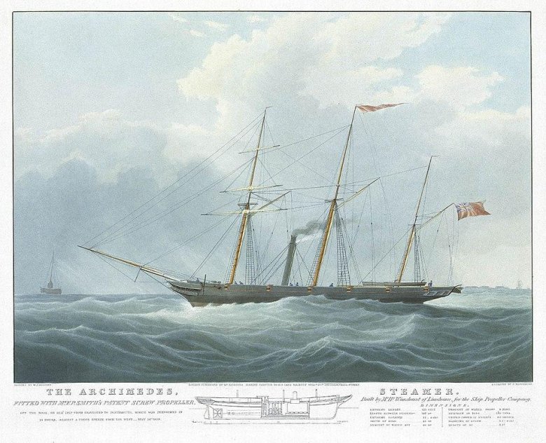 Пароход архимед 1838 фрэнсис смит