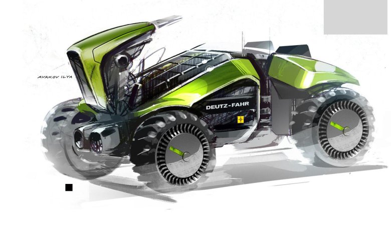 Deutz fahr трактор