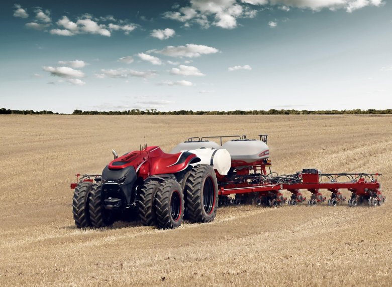 Беспилотный трактор case ih