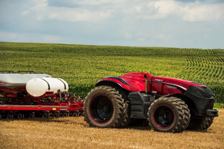 Беспилотный трактор case ih magnum
