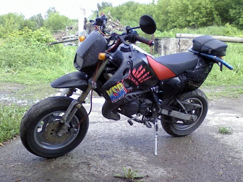 Мотоцикл с вариатором