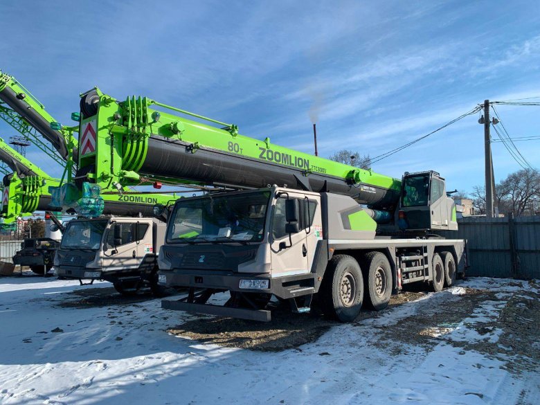 Зумлион кран 80 тонн