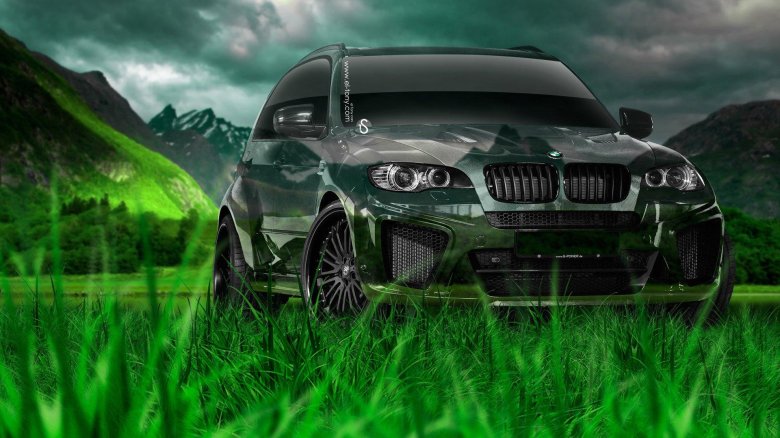Bmw x5 зеленый