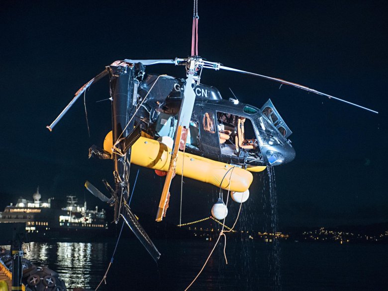 Падающий вертолет