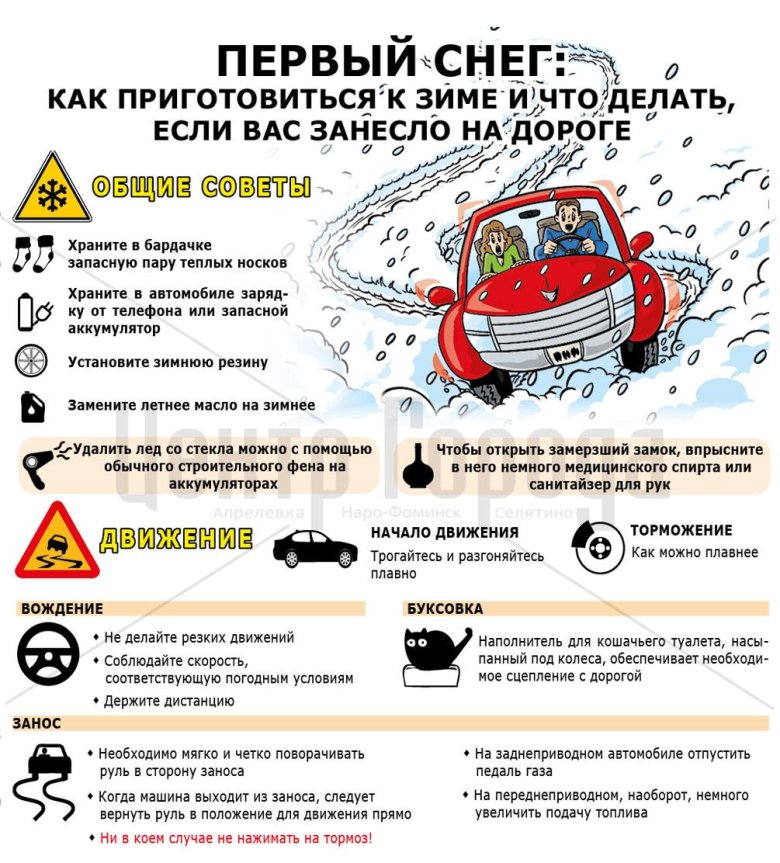 Подготовка машины к зиме советы