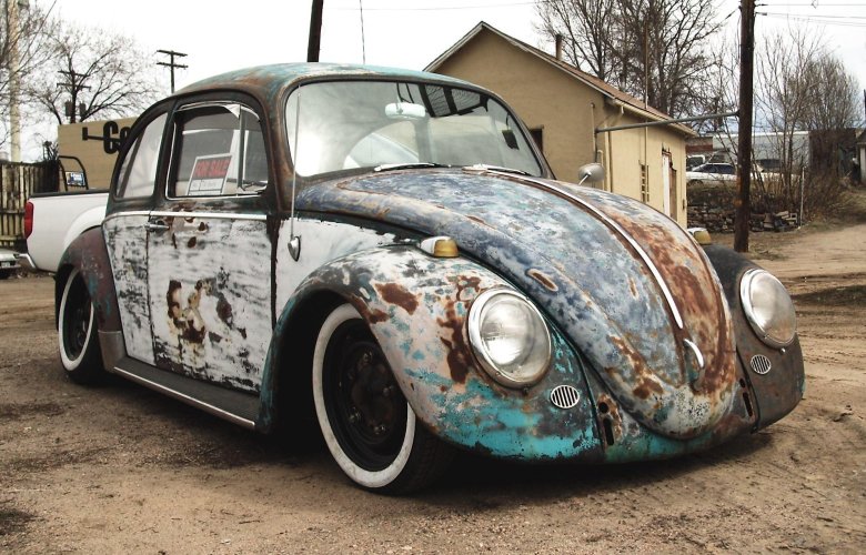 Фольксваген жук ржавый