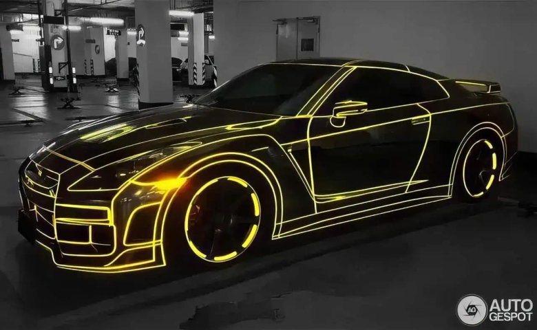 Nissan gtr r35 винил
