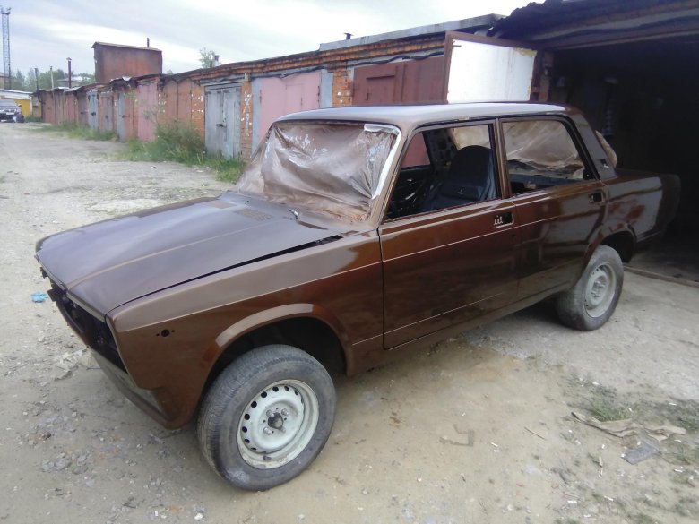 Ваз 2107 коричневый металлик