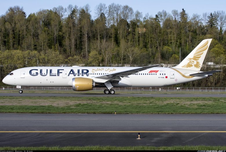 Boeing 787-9 gulf air