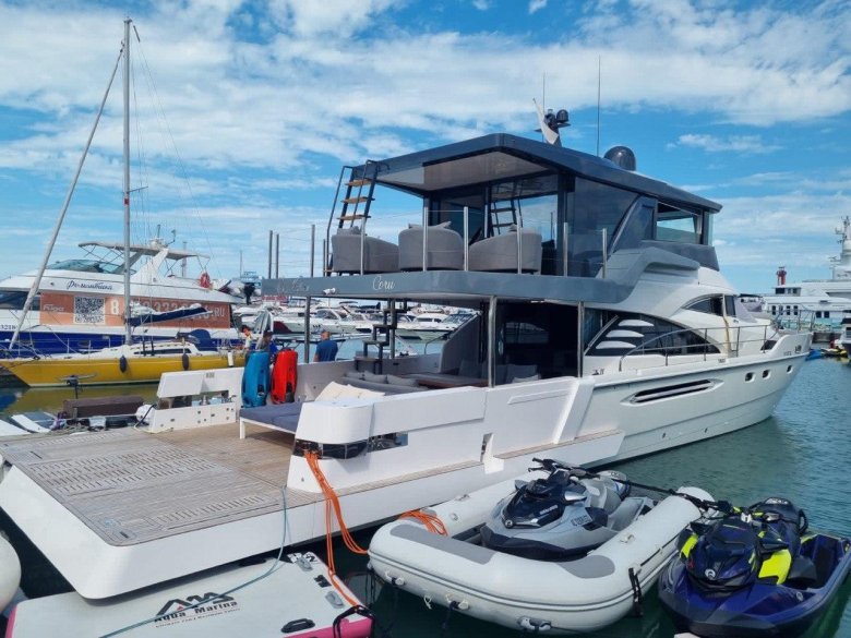 Моторный катамаран