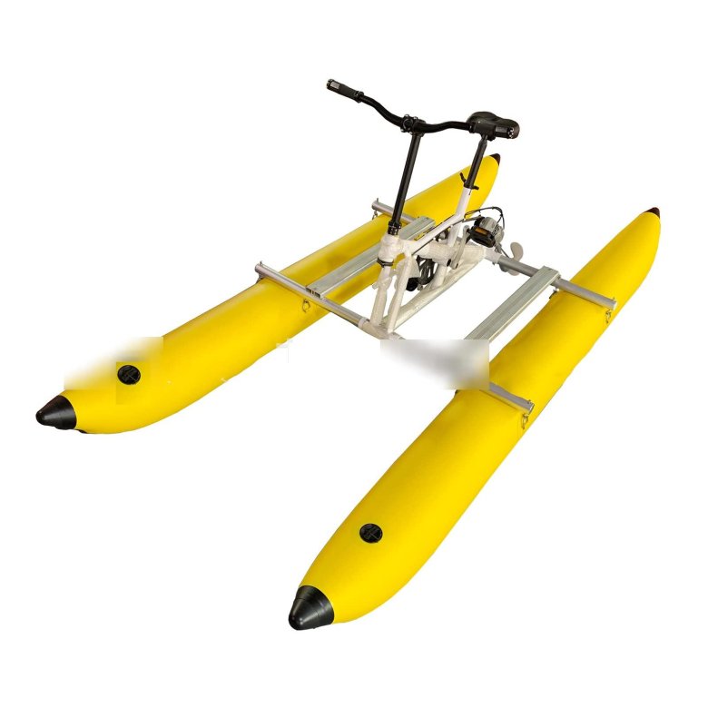 Надувной водный велосипед с педалями