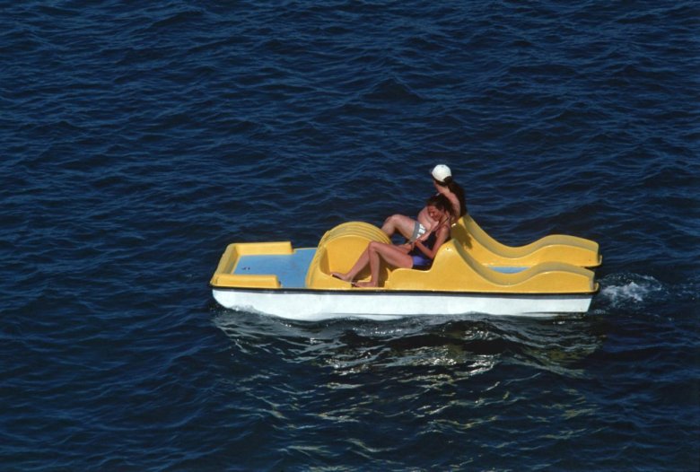 Водный велосипед катамаран