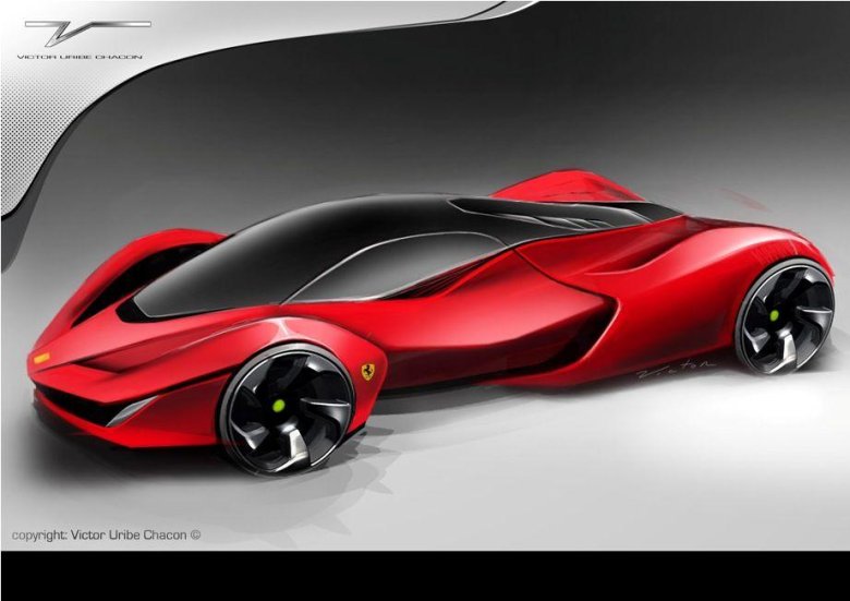 Концепт кар феррари