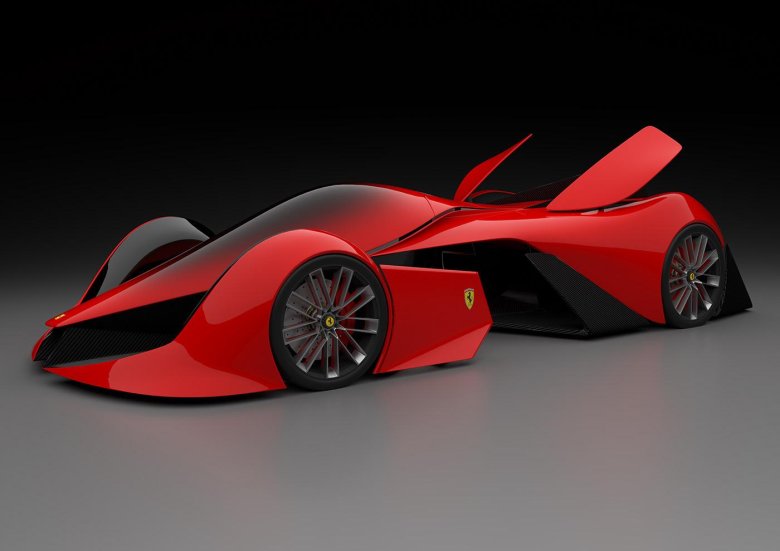 Ferrari f80 supercar concept