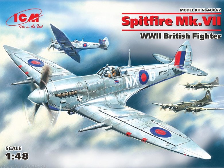Британский истребитель spitfire mk