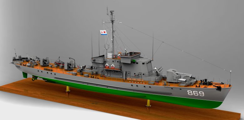 Базовый тральщик проекта 1265 модель