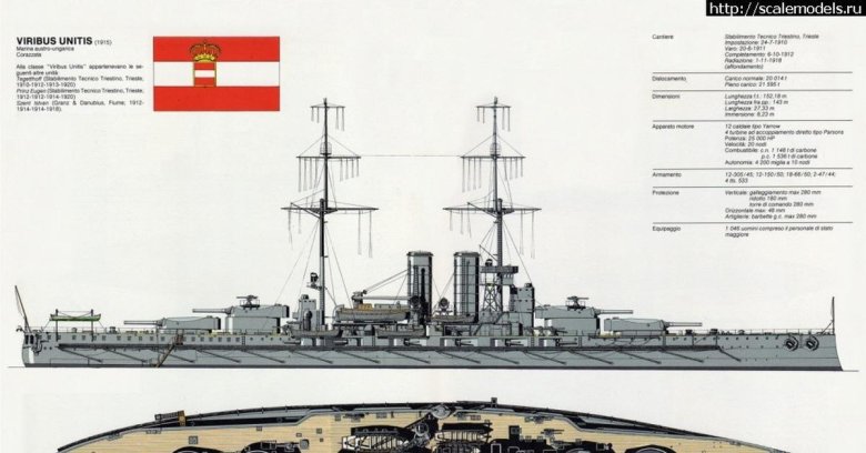 Австрийский линкор вирибус унитис