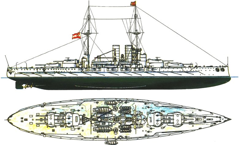 Линкор вирибус унитис чертежи