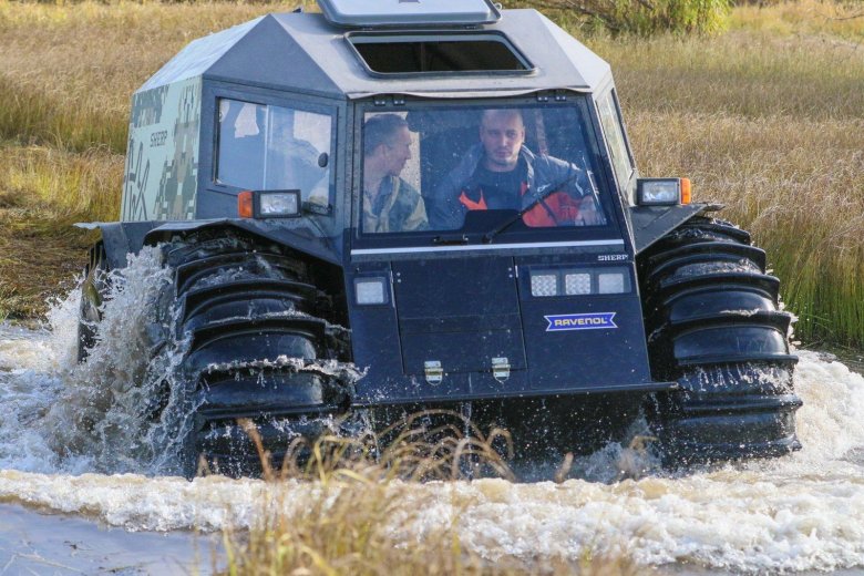 Вездеход болотоход шерп зилоный