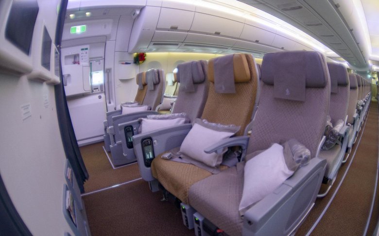 Airbus a 350 900 singapore airlines салон