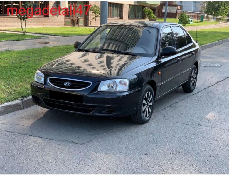 Hyundai accent 2007 черный