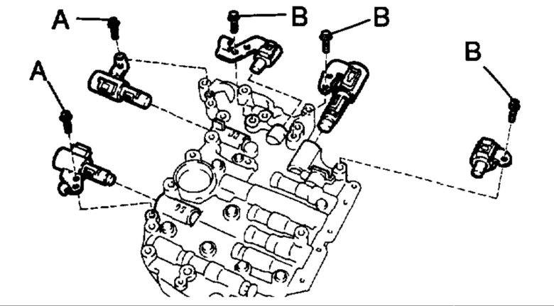 Соленоиды акпп лексус rx300