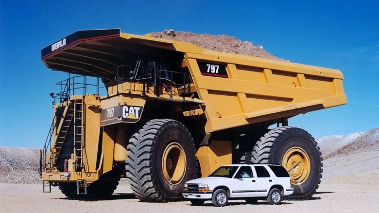 Самосвал caterpillar 797в