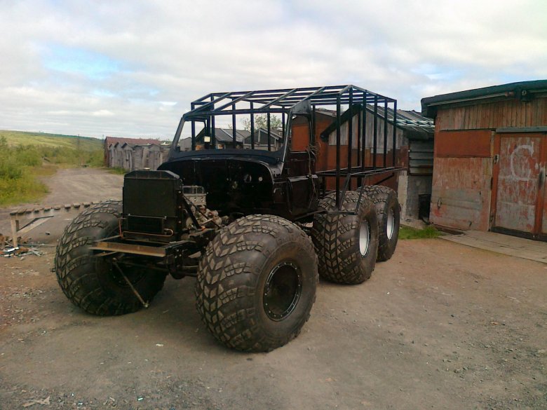 Вездеход трэкол 6х6