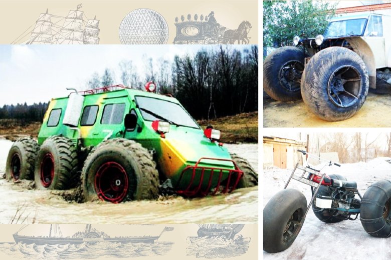 Самоделки вездеходы болотоход